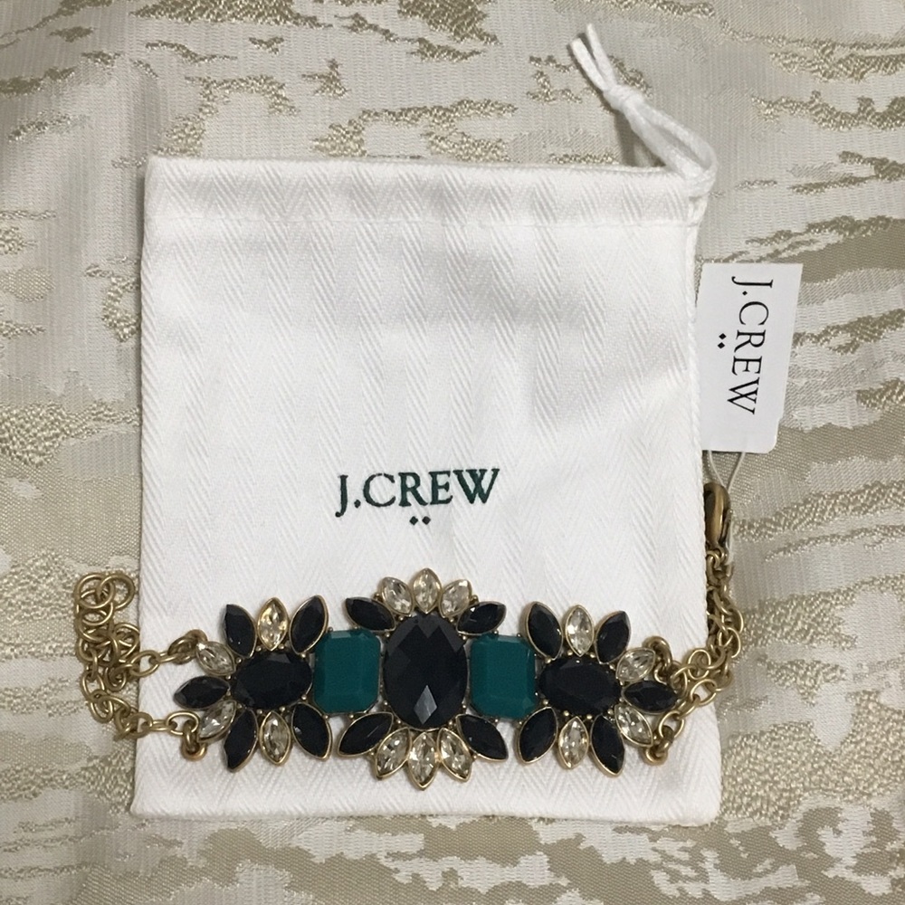 J. Crew blue and teal bracelet